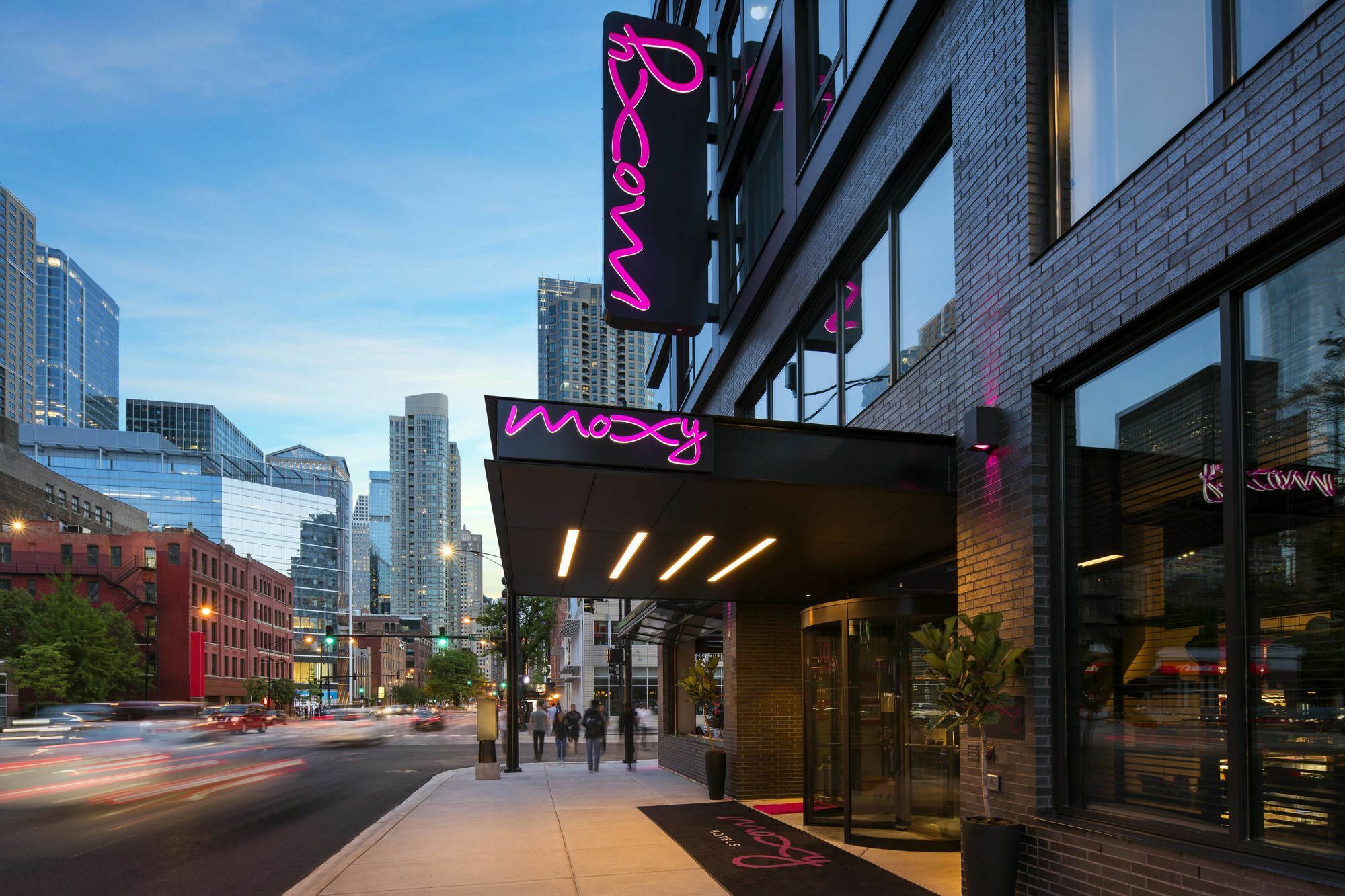 Hotel Moxy Chicago Downtown Exterior foto