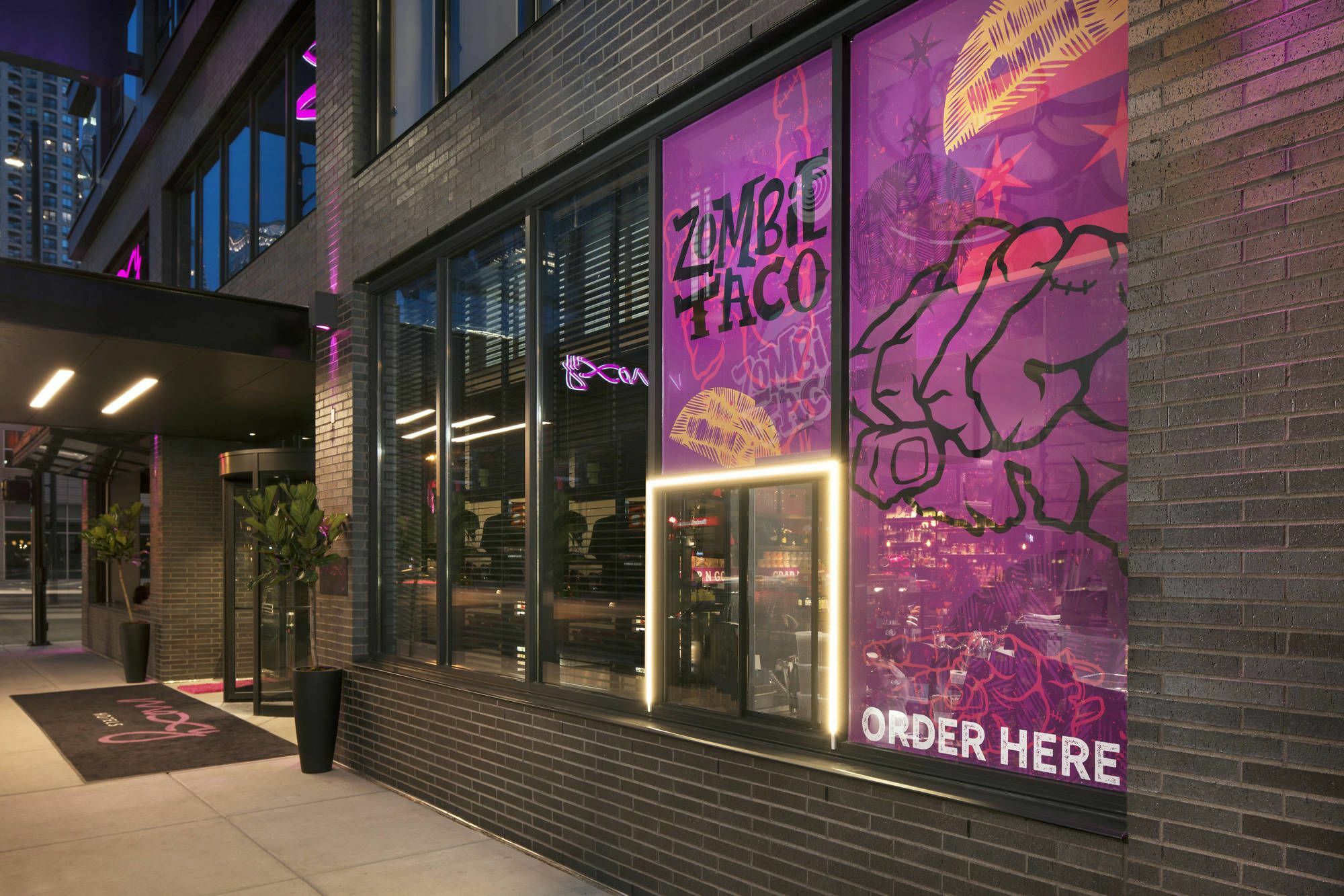 Hotel Moxy Chicago Downtown Exterior foto